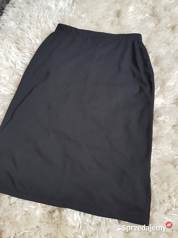 Elastyczna spódnica ołówkowa czarna S M Ołówkowa  Łódź