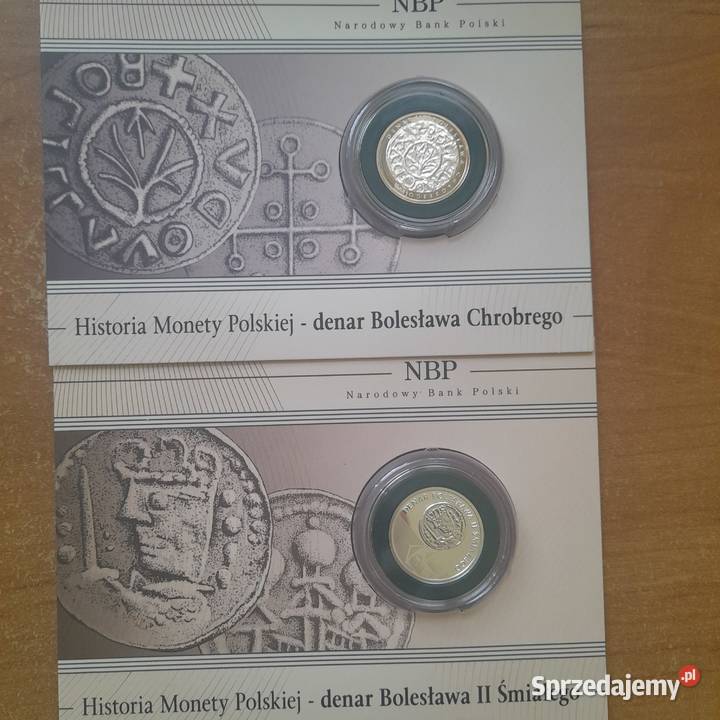 Monety srebrne z serii Historia monety polskiej mazowieckie Warszawa