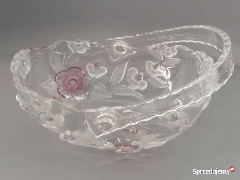 bombonierka szklana Walther Glas łódzkie Łódź