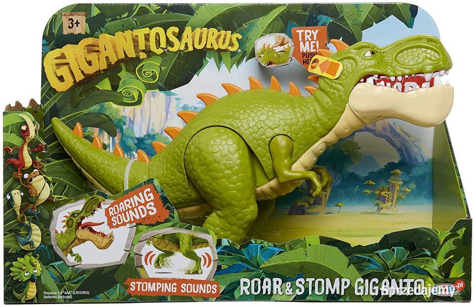 Dinozaur Gigantozaur Figurka Interaktywna Dźwięk CE  Mogilany sprzedam