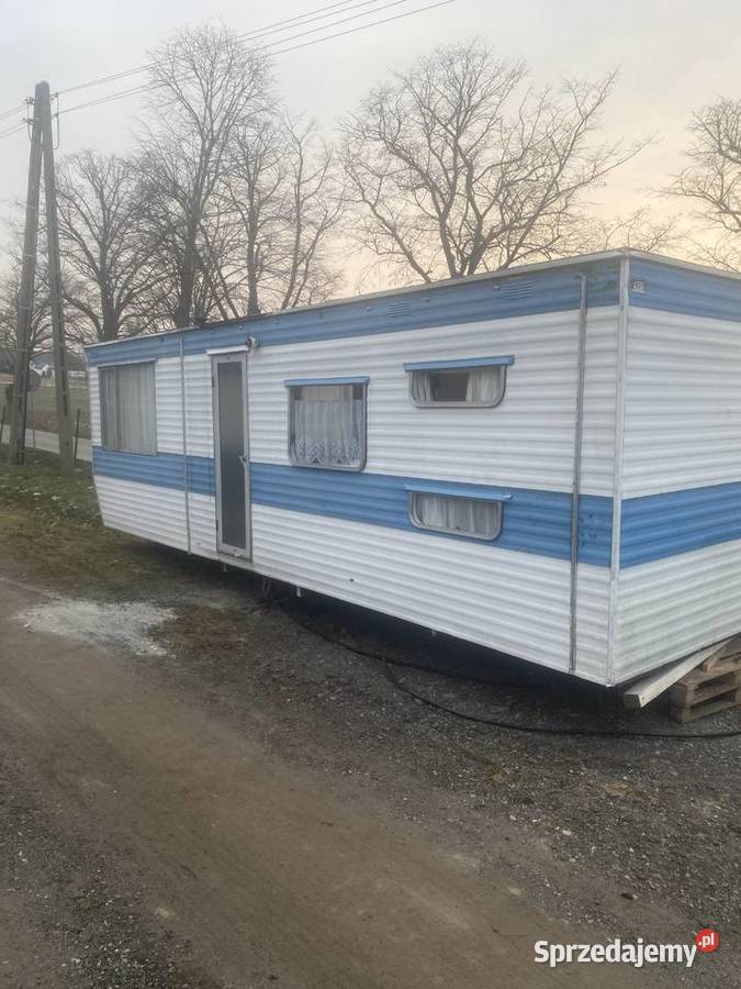 Domek holenderski angielski przyczepa kempingowa Niechorze