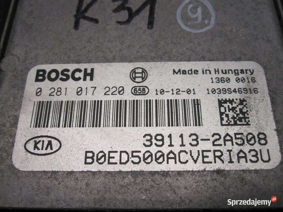 KIA CEED I LIFT 11r komputer sterownik silnika osobowe Kielce