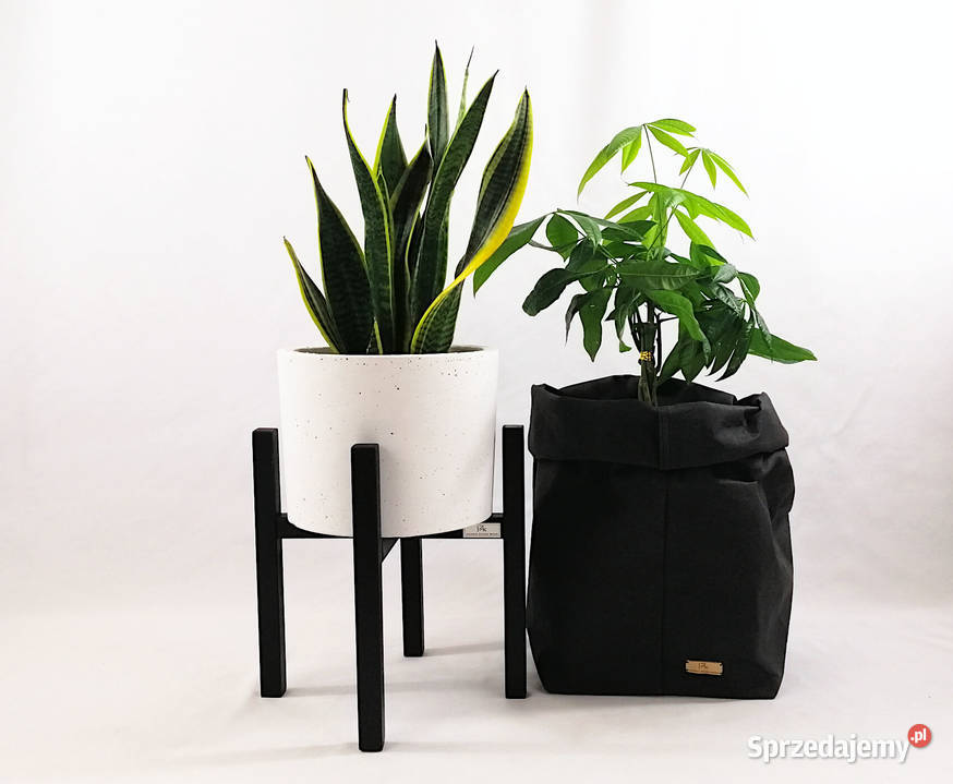 Kwietnik na nóżkach stojak nowoczesny 25h30 dąb Warszawa