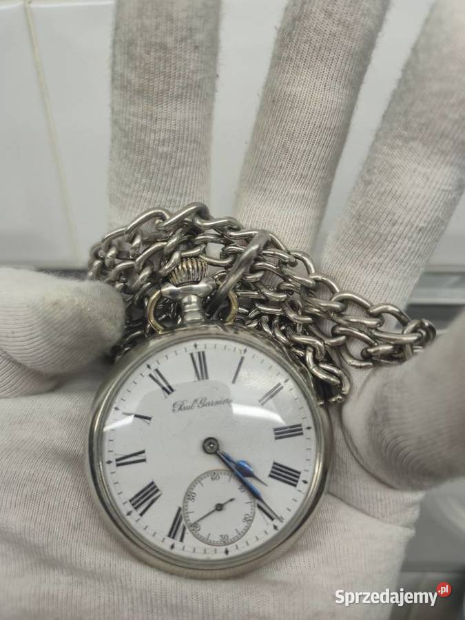 Zabytkowy francuski zegarek kieszonkowy Paul Chorzów