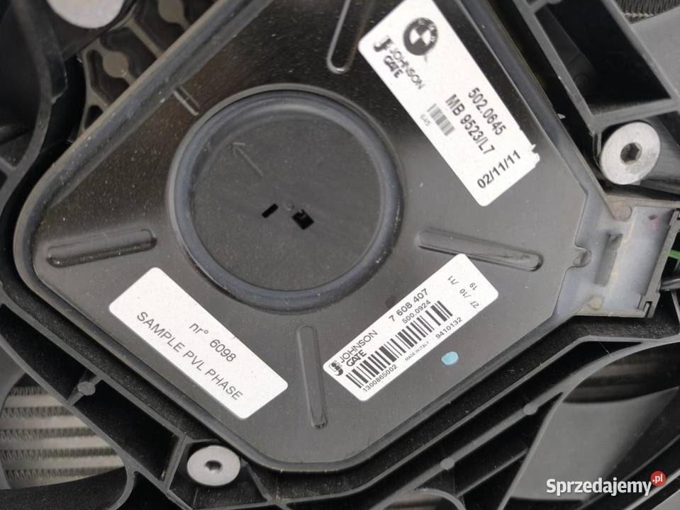 CHŁODNICE KOPLET WENTYLATOR BMW F20 16 116i 136 Chłodnie wody Chłodnie wody wielkopolskie