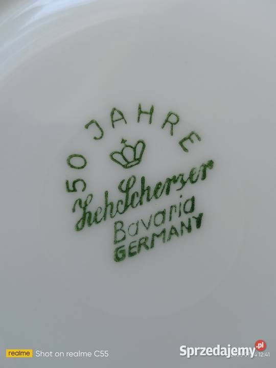 Szlachetna porcelana z lat 30 Jubileuszowa Drezdenko