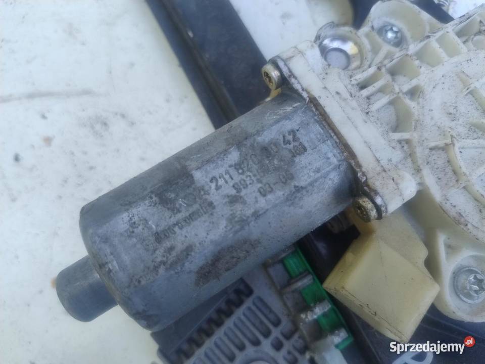 MECHANIZM PODNOŚNIK SZYBY PRAWY PRZÓD MERCEDES Motoryzacja sprzedam