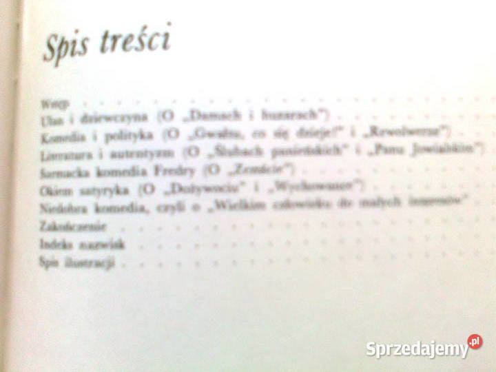 Komedie Aleksandra Fredry Inglot Mieczysław mazowieckie Warszawa