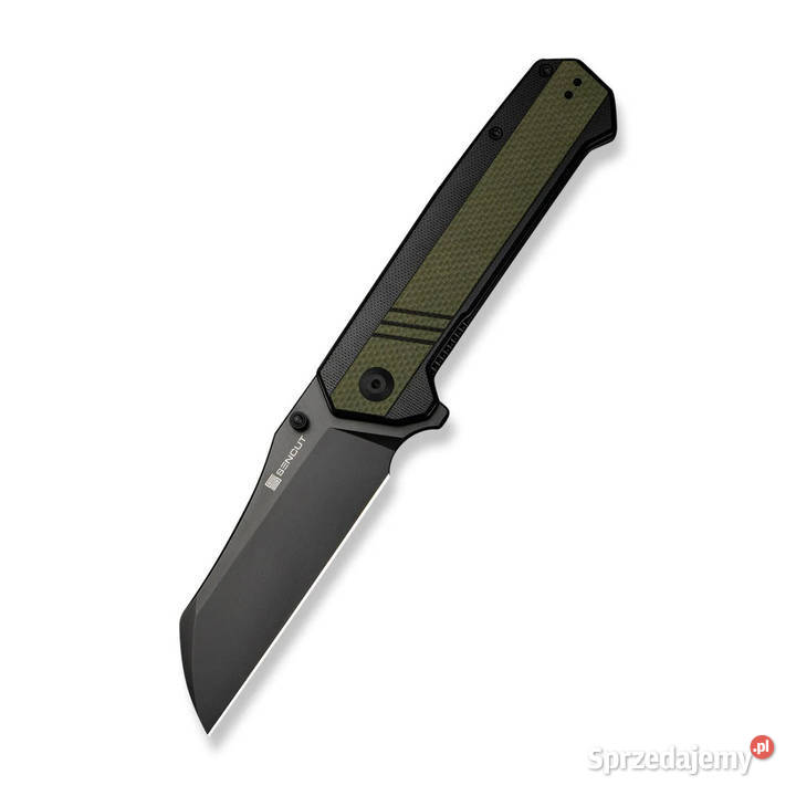 Nóż składany Sencut Draxor GreenBlack G10 Black Akcesoria, narzędzia i noże