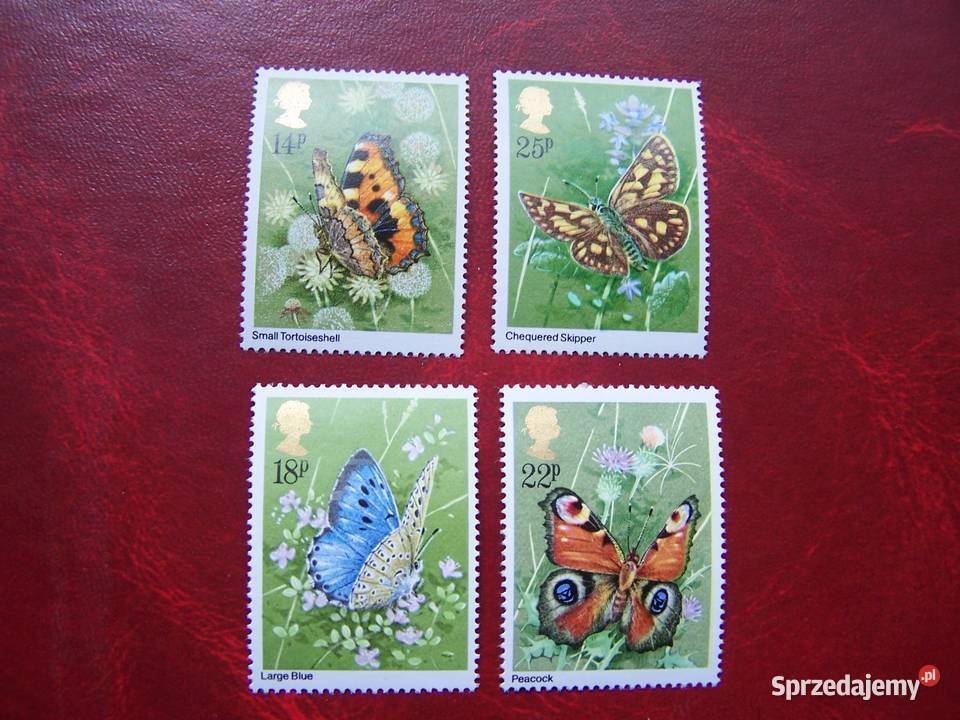 Wielka Brytania 1981 MNH Mi 87578 Fauna Owady Tychy sprzedam