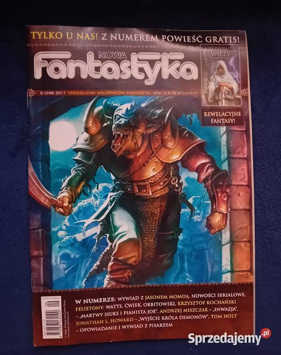 Miesięcznik Nowa Fantastyka 9 2011 r sprzedam