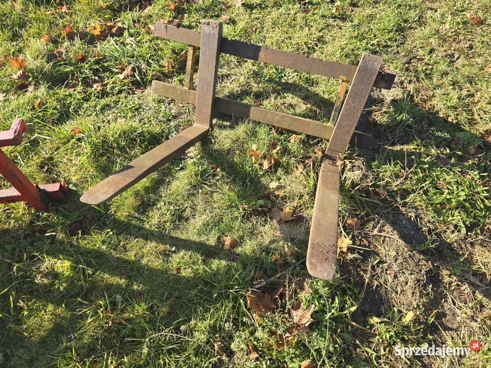 Widły regulowane do ciągnika ładowarki tura 100 Litwinki