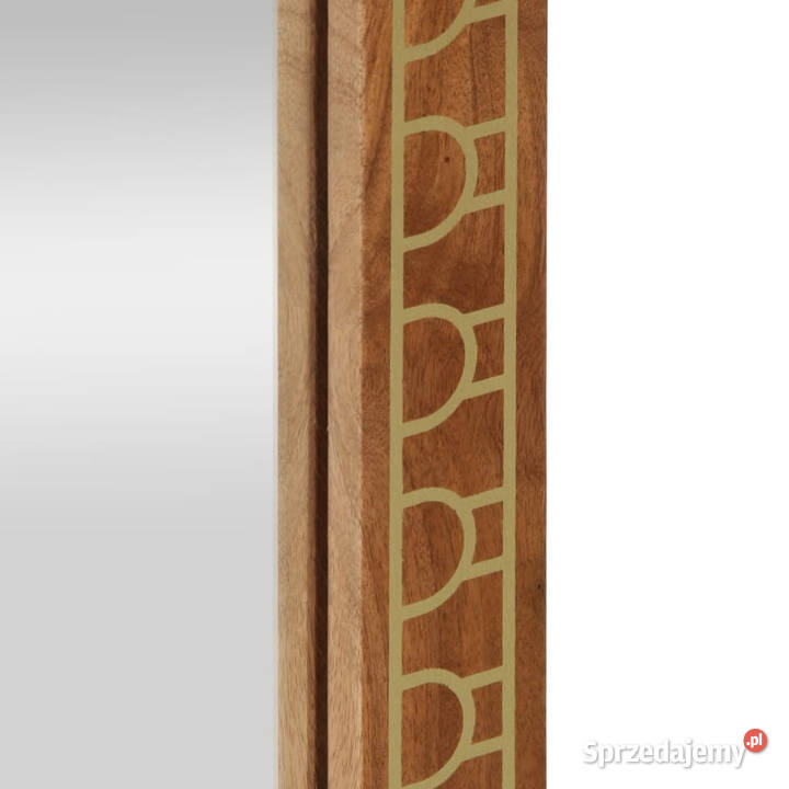 Lustro łazienkowe 50x70x25 lite drewno mango i Warszawa