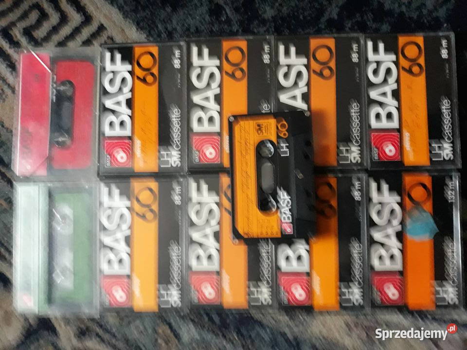 Kasety magnetofonowe tdksonymaxell i inne