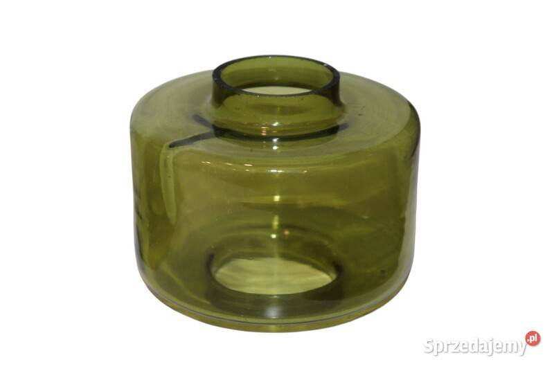 Para szklanych kloszy w kolorze oliwkowym Szczecin