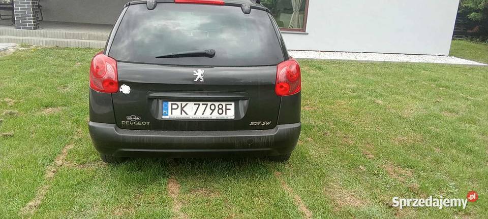 Peugeot 207 SW 2009 r 16 benzyna automat 108 000 Osieczna