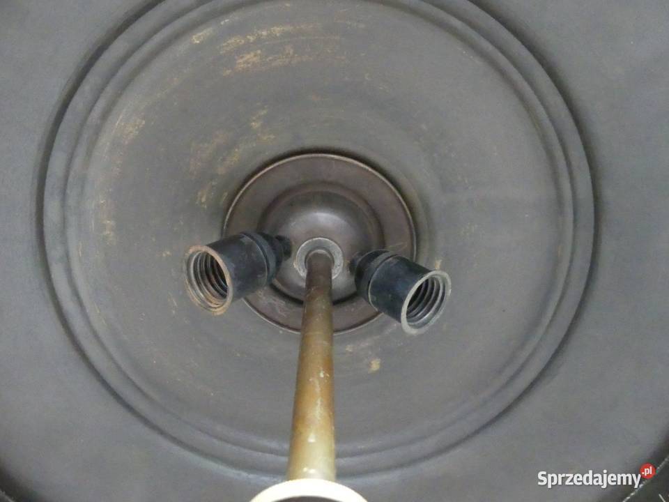 Piękna mosiężna lampa podłogowa lata 20 sprawna