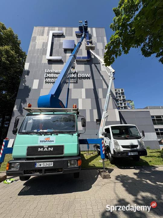 Wynajem Podnośnika Koszowego Wrocław Zwyżki 20m