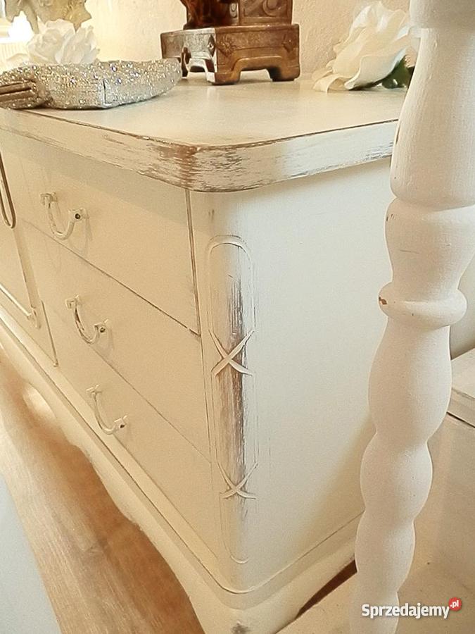 komoda ludwik szafka rtvshabby chicprowansja Lubin sprzedam