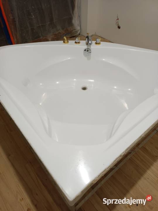 Kompletna wanna 150x150 bateria wąż stelaż syfon sprzedam