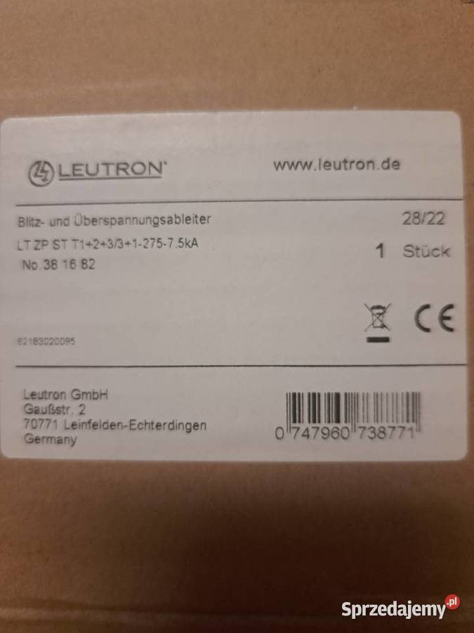Ogranicznik przepięć LEUTRON Ruda Śląska