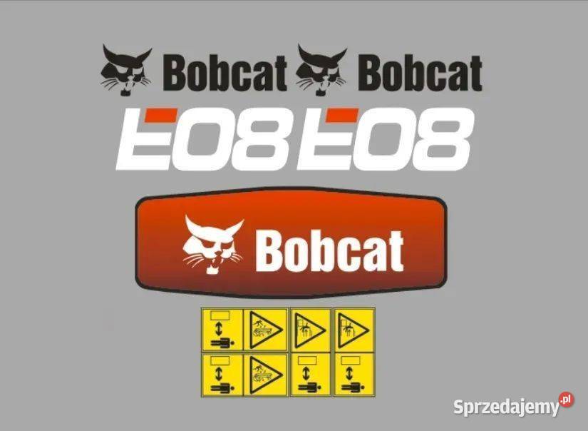 Naklejki oklejenie BOBCAT E08 Zamiennik mazowieckie Janików