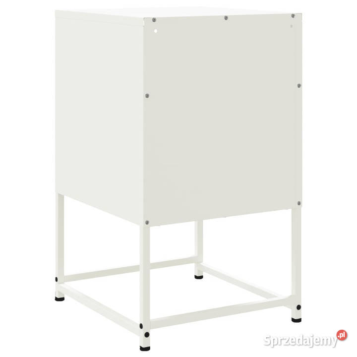 Szafka nocna biała 36x39x605 stal WM846564 Warszawa sprzedam