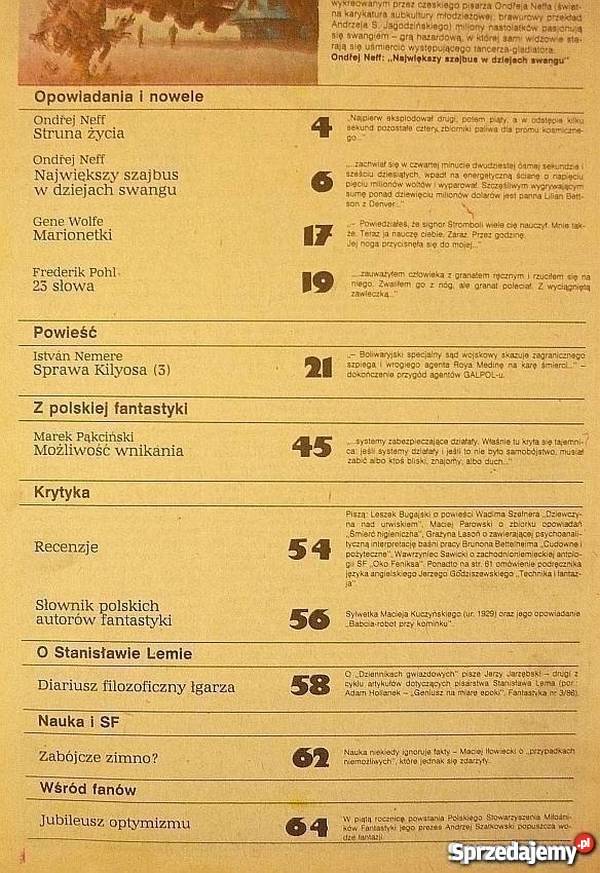 FANTASTYKA 1986 05 44 MIESIĘCZNIK Piła