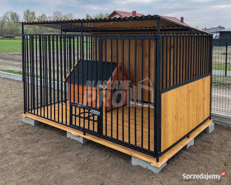 Kojec psów 25x2m Uchwyt na miski ściany