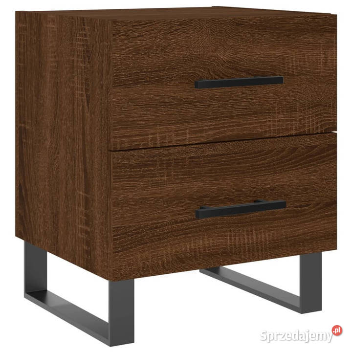 Szafki nocne 2 brązowy dąb 40x35x475 WM827371 Warszawa