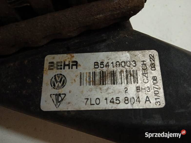 INTERCOOLER 50 TDI CHŁODNICA 7L0145804A sprzedam