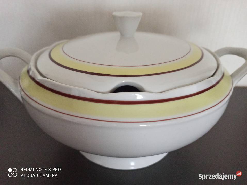 Waza do zupy Feston porcelana Ćmielów
