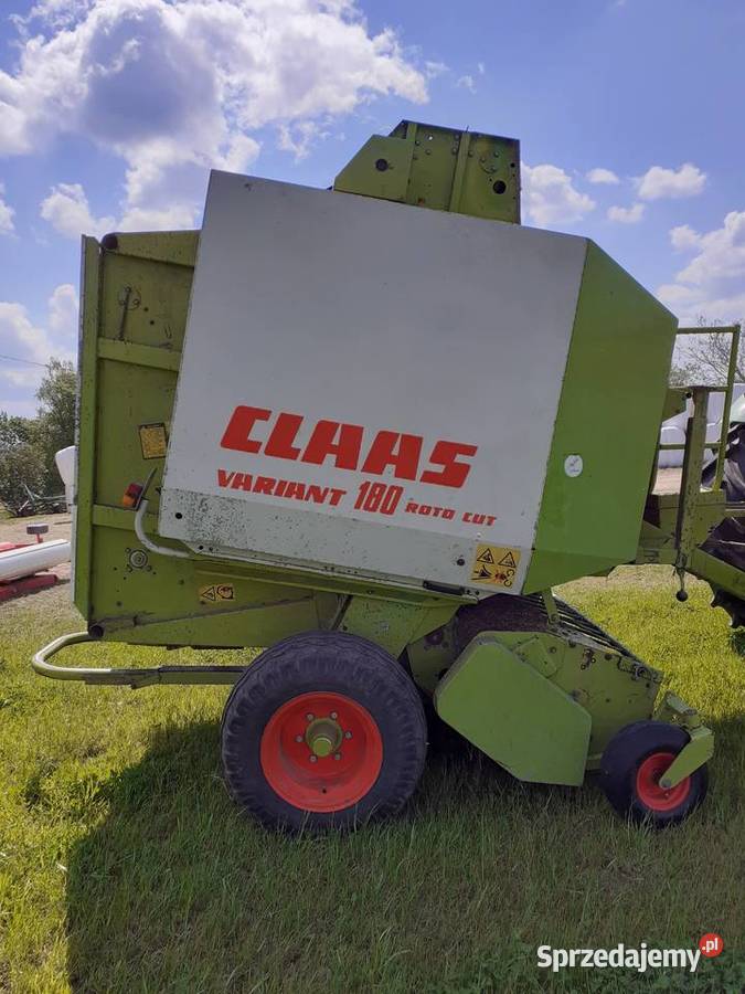Prasa Claas variant 180 roto cut Rolujące (belujące) Strzepcz