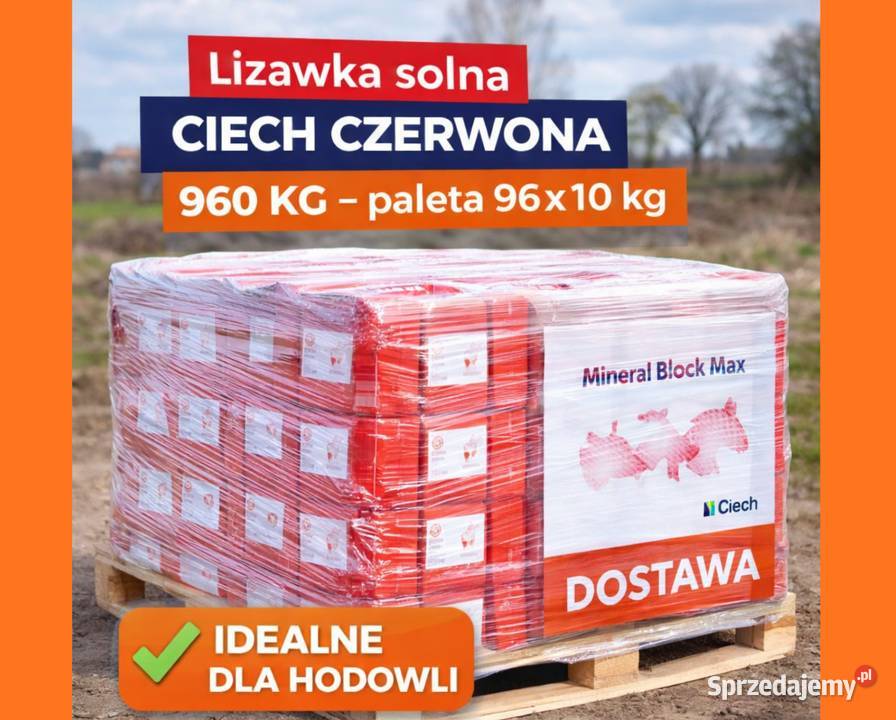 Lizawka solna Ciech czerwona 960 paleta 96 x 10