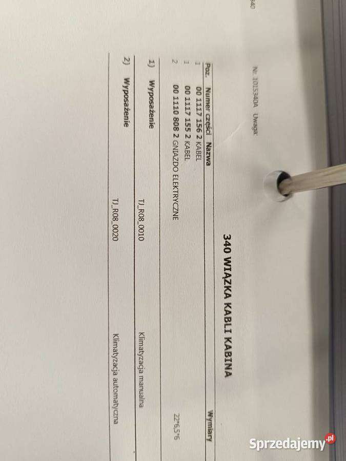 CLAAS AXION 810850 CMATIC A31 WIĄZKA KABINY Stalewo