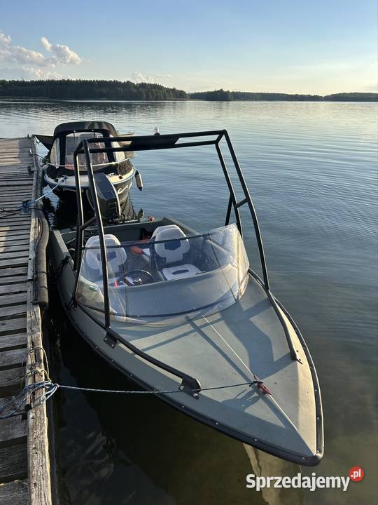Łódź Motorówka Suzuki DT65 trym do wakeboard