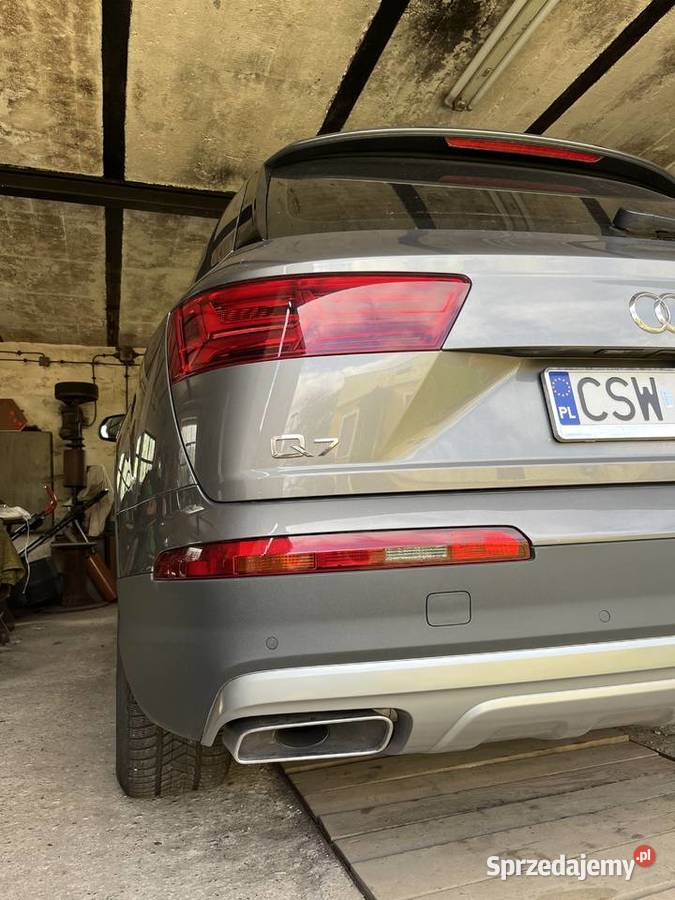 Audi Q7 oryginalna lewa końcówka tłumika Świecie
