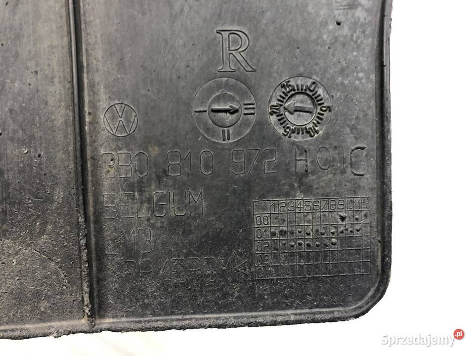 NADKOLE PRAWY TYŁ VOLKSWAGEN PASSAT B5 osobowe wielkopolskie