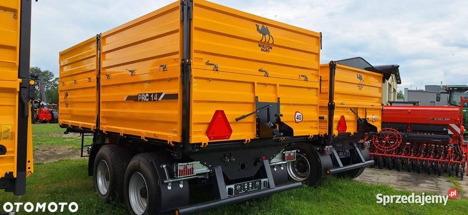Przyczepa rolnicza burtowa TANDEM PRC2W14 14 ton