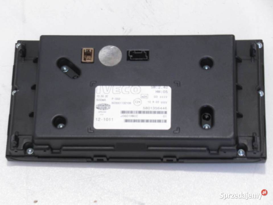 PANEL NAWIGACJA RADIO WYŚWIETLACZ IVECO STRALIS Panele sterowania, przełączniki