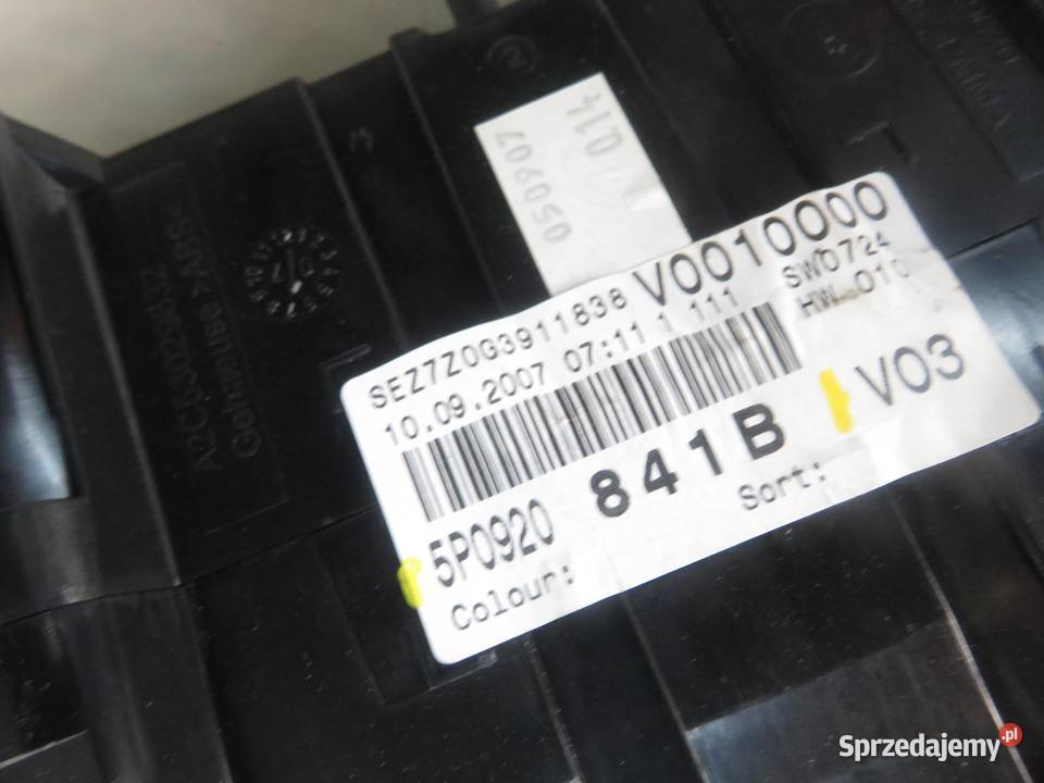 LICZNIK SEAT ALTEA 20 TFSI 110080281011 małopolskie