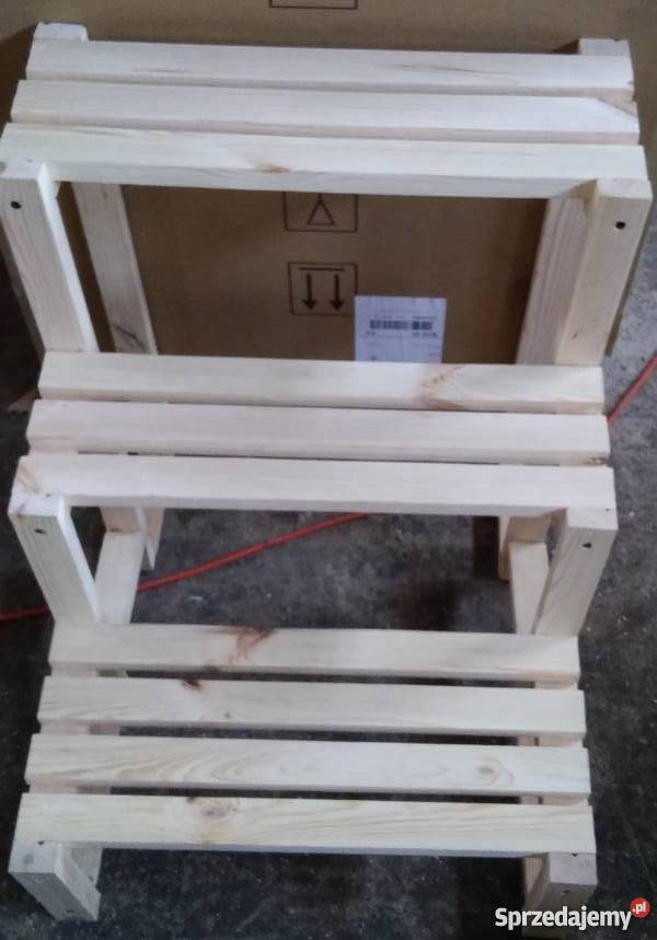 Super kwietnik regał drewniany 50 x 20 x 60