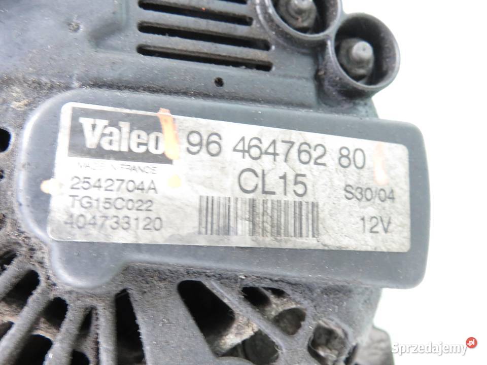 ALTERNATOR PEUGEOT 307 3AC 14 HDi 9646476280 osobowe sprzedam