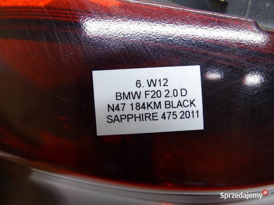LAMPA LEWY TYŁ LEWA TYLNA 7270097 BMW F20 F21