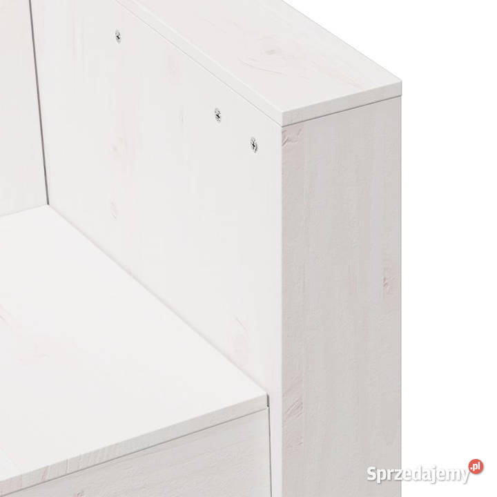Sofa ogrodowa 2osobowa biała 134x60x62 drewno Krzesła ogrodowe Warszawa sprzedam