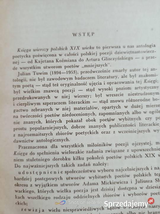 Księga wierszy polskich Tuwima księgarnia Praga Warszawa