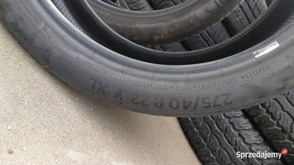 Opony 4 Continental Premium Contact 6 27540R22 Chojnice