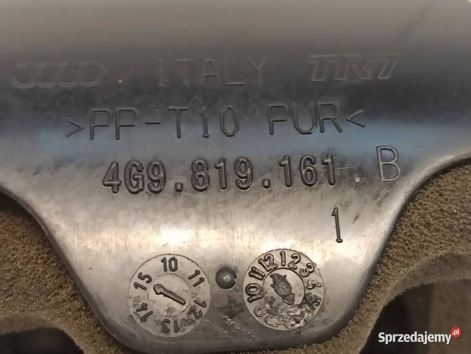 AUDI A6 C7 KRATKA NAWIEWU BAGAŻNIKA 4G9819161B osobowe