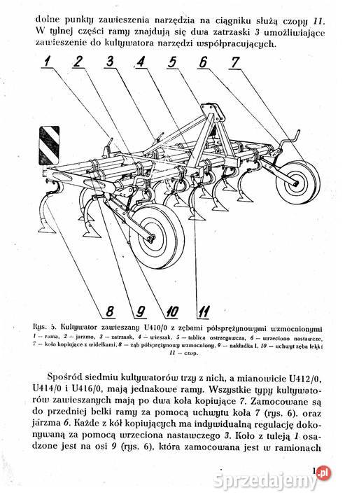 Kultywator Unia Grudziadz u 410 i inne Stalowa Wola