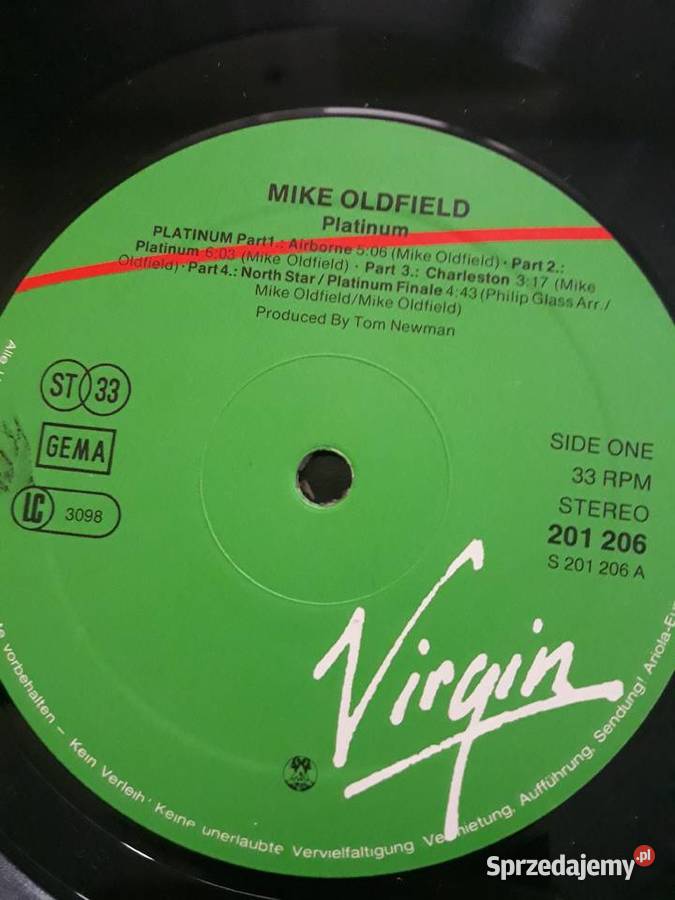 MIKE OLDFIELD Platinium 1979 Rzeszów